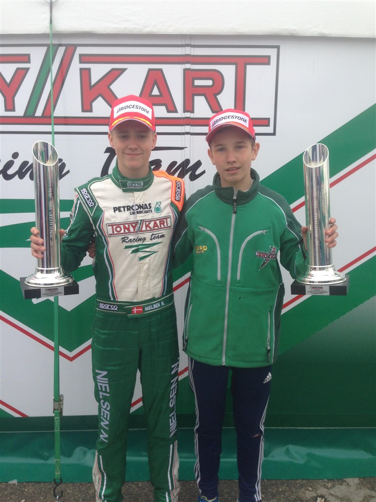 Finalevinderne Nicklas Nielsen og Christian Lundgaard anno 2015
(Foto: Privat)